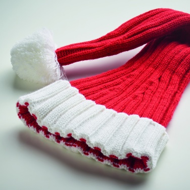 Logo trade promotional merchandise picture of: Long Christmas knitted beanie
