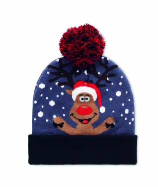 Logotrade promotional product image of: Christmas knitted beanie LED