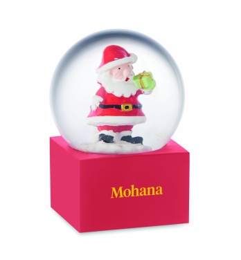 Logo trade promotional gifts image of: Small snow ball glass ornament
