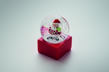 Logo trade promotional products image of: Small snow ball glass ornament