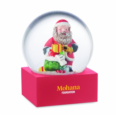 Logo trade promotional merchandise image of: Snow ball glass ornament