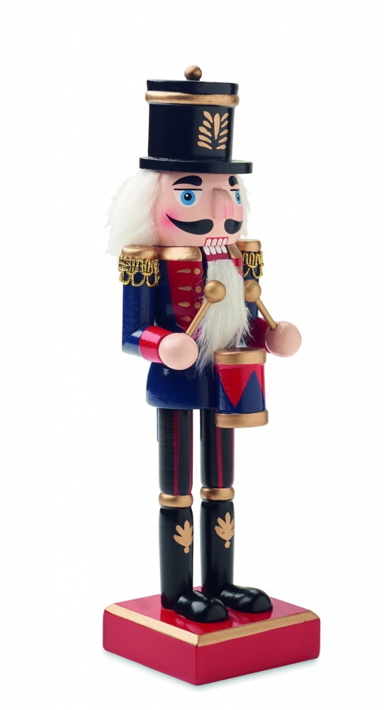 Logo trade corporate gifts image of: Nutcracker character in wood