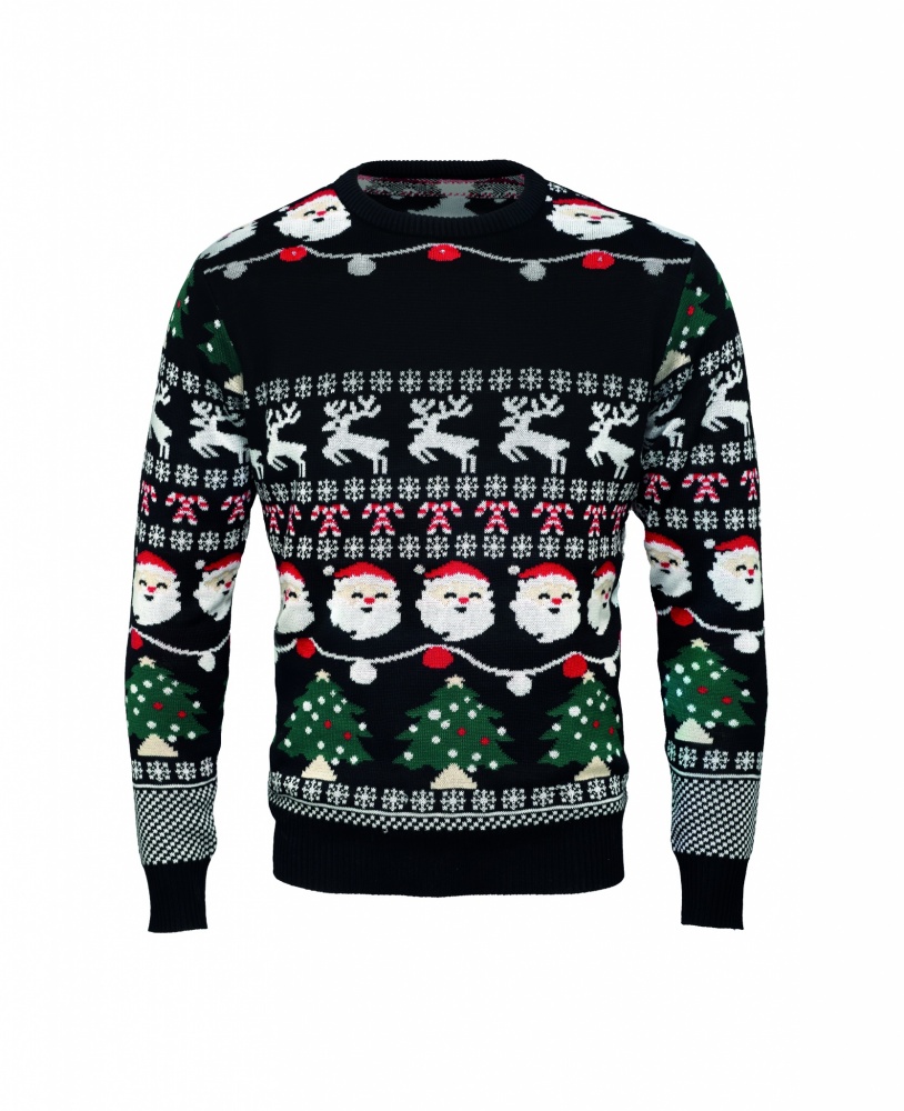 Logo trade promotional merchandise photo of: Christmas LED sweater S/M