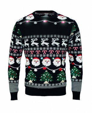 Logo trade advertising products image of: Christmas LED sweater L/XL