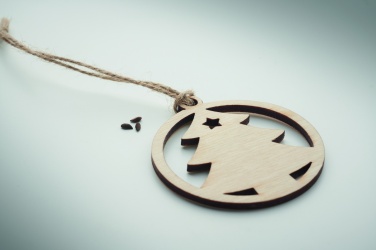 Logo trade promotional products image of: Wooden tree shape hanger