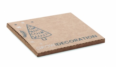 Logotrade corporate gift image of: Wooden bauble shape hanger