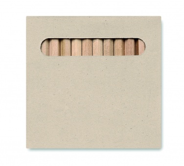 Logotrade promotional merchandise picture of: 12 coloured pencils set