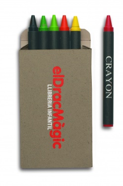 Logotrade promotional giveaways photo of: Carton of 6 wax crayons