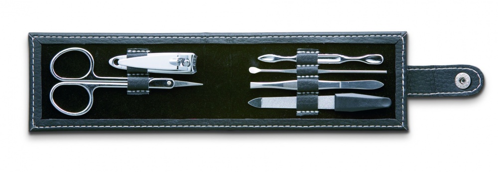 Logo trade promotional gifts image of: 6-tool manicure set in pouch
