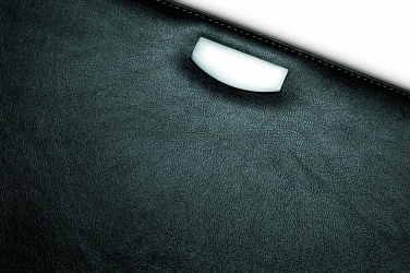 Logo trade advertising products image of: PU portfolio w/ 20 pages bloc