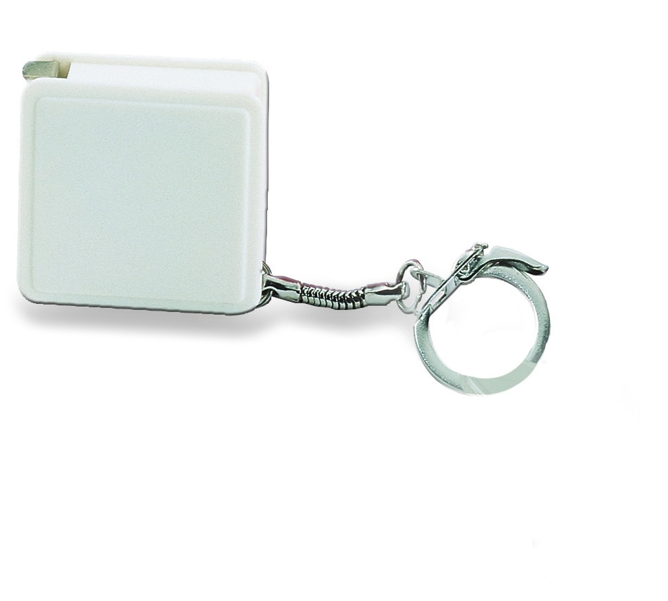 Logo trade promotional gifts image of: Key ring w/ flexible ruler 1m, Vantaa