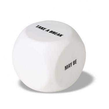 Logo trade promotional items image of: Anti-stress decision dice