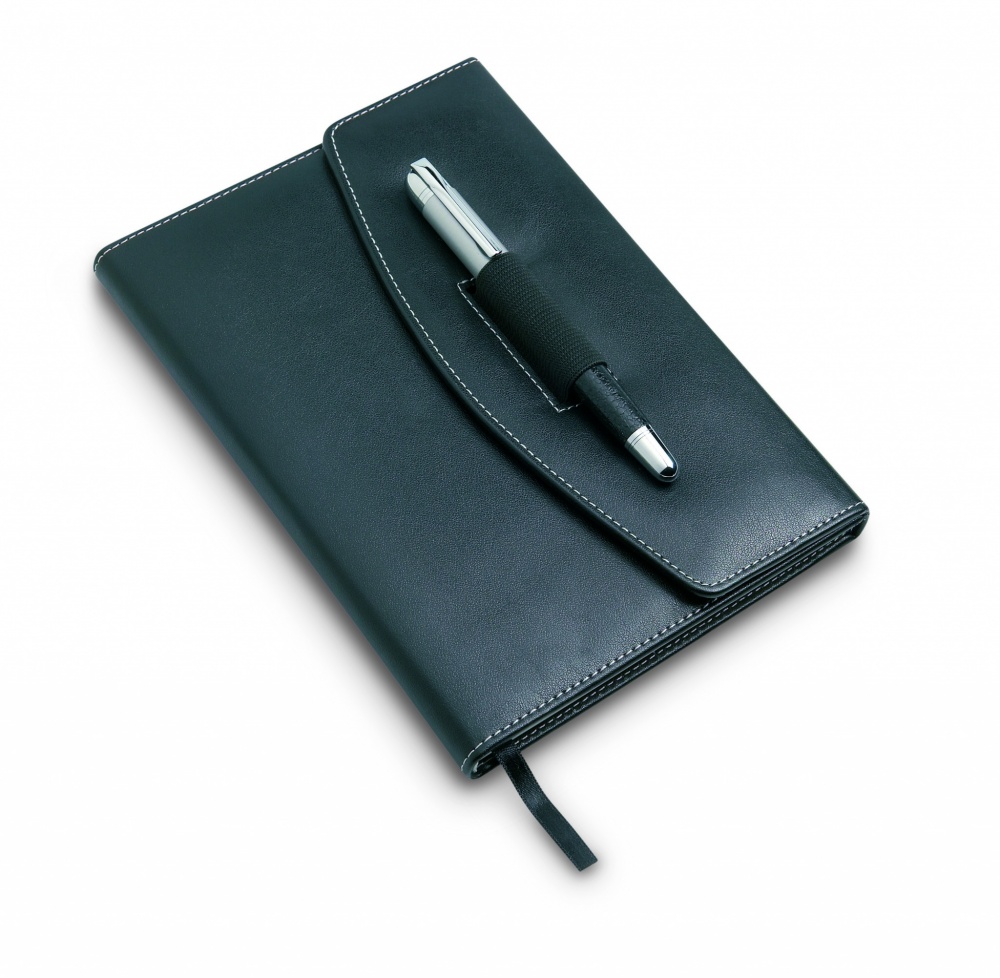 Logotrade promotional merchandise picture of: A5 notebook portfolio with pen