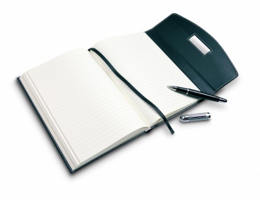 Logo trade promotional merchandise picture of: A5 notebook portfolio with pen