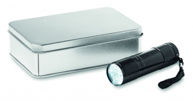 Logotrade promotional product picture of: LED torch in tin box