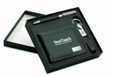Logo trade promotional item photo of: Ball pen key ring and wallet Lappeenranta