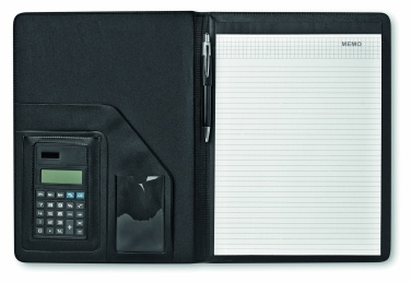 Logo trade promotional products picture of: A4 conference folder calculator