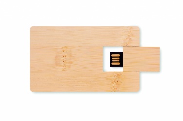 Logo trade promotional gift photo of: 16GB bamboo casing USB