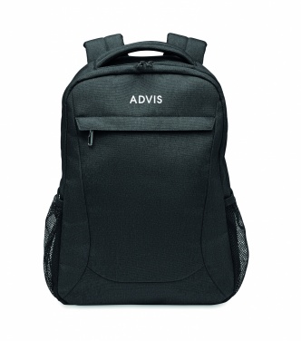 Logo trade corporate gifts image of: 600D RPET laptop backpack