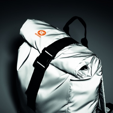 Logotrade promotional merchandise photo of: Reflective Rolltop backpack