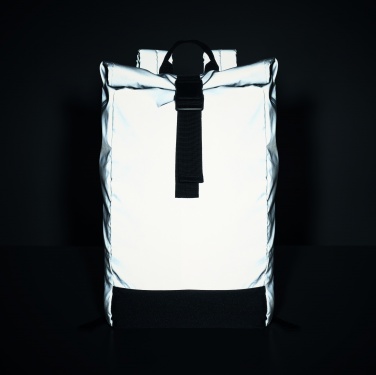 Logotrade corporate gift image of: Reflective Rolltop backpack