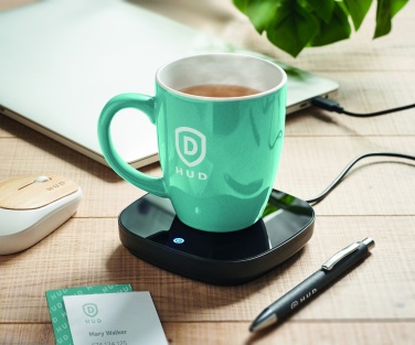 Logo trade promotional gifts image of: Mug warmer in ABS