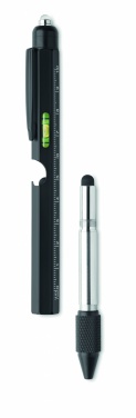 Logo trade promotional gifts picture of: Spirit level pen with ruler