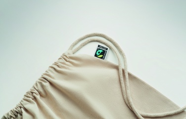 Logotrade promotional merchandise photo of: Drawstring bag Fairtrade