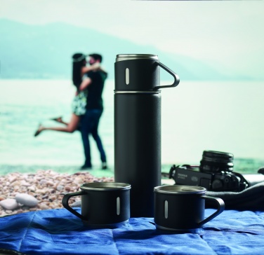 Logotrade promotional products photo of: Double wall bottle and cup set