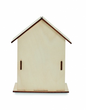 Logo trade business gifts image of: DIY wooden bird house kit