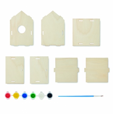 Logotrade promotional item image of: DIY wooden bird house kit