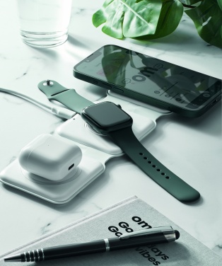 Logo trade promotional merchandise picture of: Foldable charging station