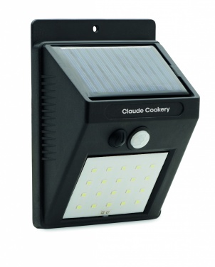 Logo trade corporate gift photo of: Solar LED light motion