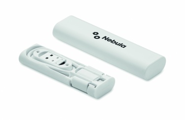 Logo trade promotional giveaways image of: 9 in 1 cable connector set