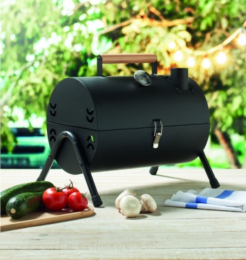 Logo trade business gifts image of: Portable barbecue with chimney