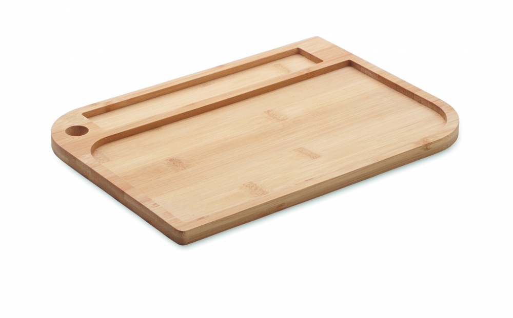 Logotrade promotional giveaway image of: Meal plate in bamboo