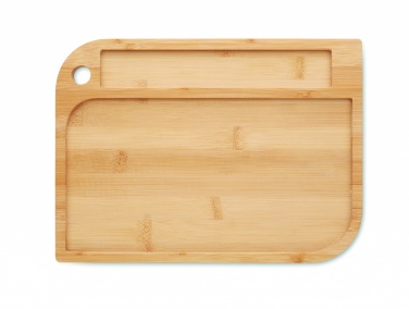 Logo trade promotional gift photo of: Meal plate in bamboo