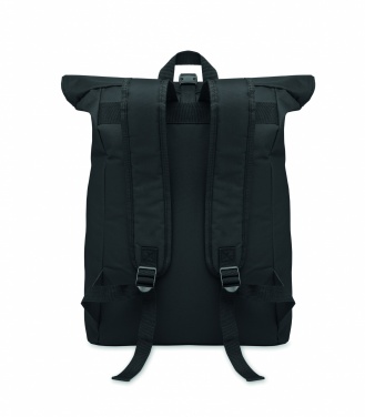 Logo trade promotional item photo of: 600Dpolyester rolltop backpack