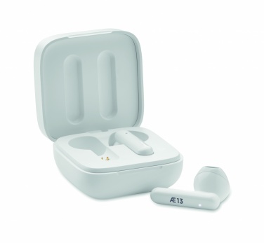 Logotrade business gift image of: TWS earbuds with solar charger