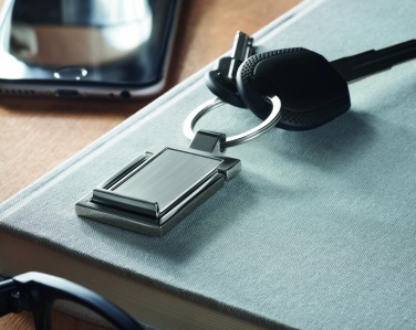 Logotrade promotional products photo of: Metal key ring phone stand Seinajoki