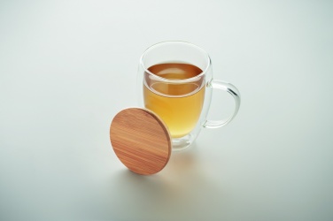 Logo trade advertising product photo of: Double wall borosilicate mug