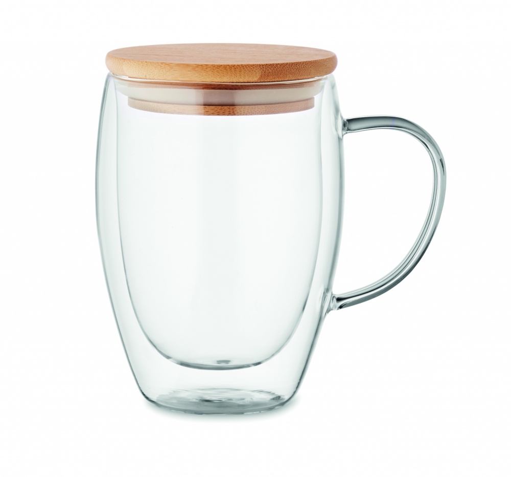 Logotrade advertising products photo of: Double wall borosilicate mug