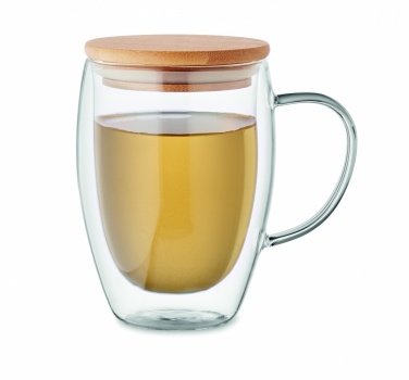 Logo trade promotional item photo of: Double wall borosilicate mug
