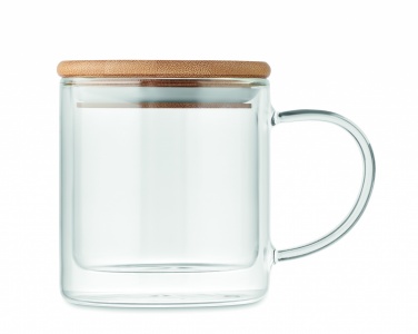 Logo trade corporate gift photo of: Double wall borosilicate mug