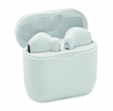 Logo trade promotional gift photo of: TWS earbuds with charging base