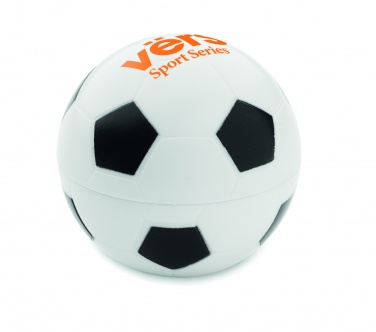 Logotrade promotional item picture of: Lip balm in football shape