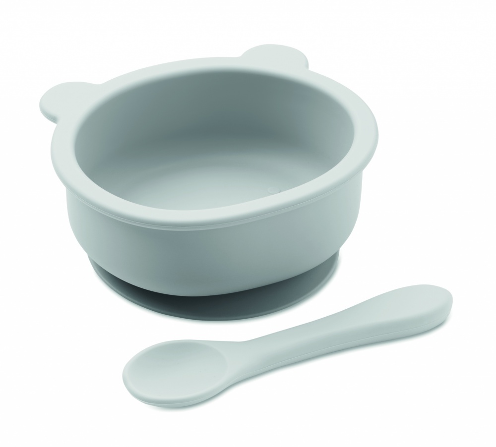 Logotrade promotional items photo of: Silicone spoon, bowl baby set