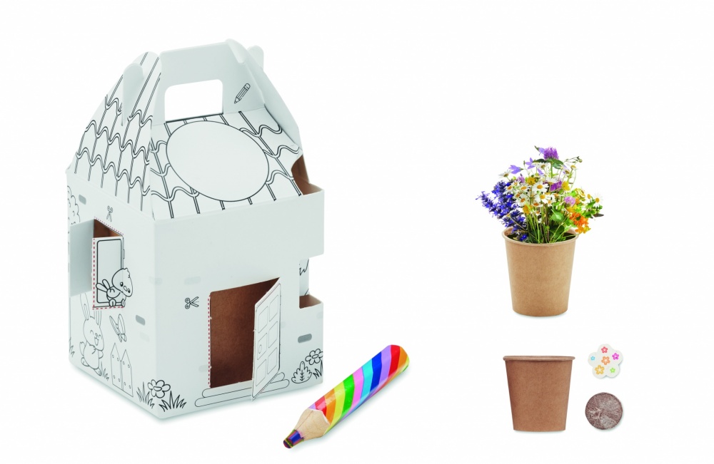 Logotrade business gifts photo of: House shaped seeds grow set