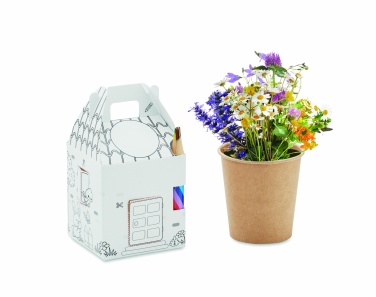 Logotrade promotional giveaway picture of: House shaped seeds grow set