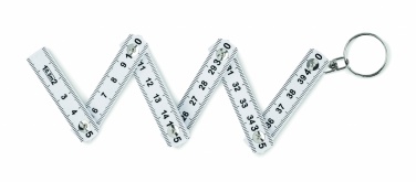 Logotrade promotional gift picture of: Carpenters ruler key ring 50cm Kotka